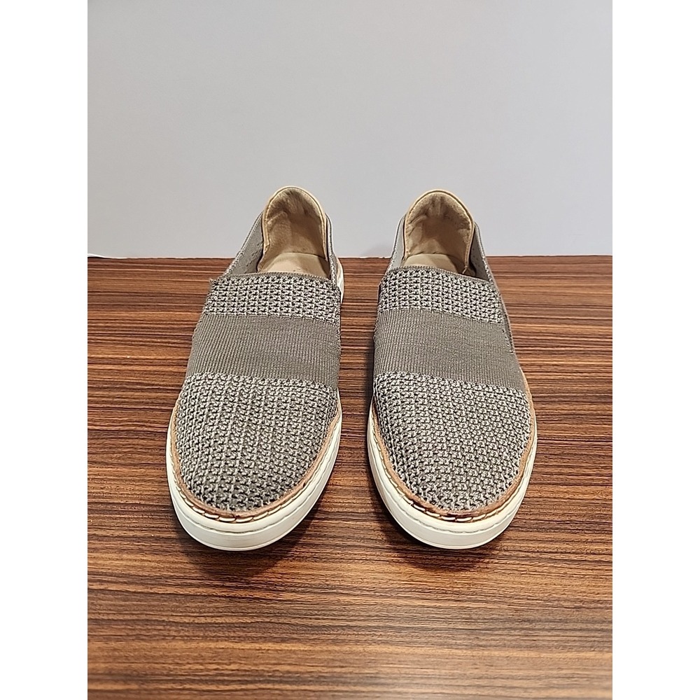 Ugg Shoes Women Sz 6.5Taupe Knit Sammy Casual‎ Comfort Low Top Slip On Sneakers
